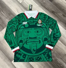 NEW W TAG ABA SPORTS 1998 MEXICO JERSEY LONG SLEEVE SIZE MEDIUM