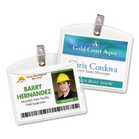 Avery Secure Top Clip-style Badge Holders Horizontal 4 X 3 Clear 100/box 2923 on sale Avery Secure Top Clip-style Badge Holders Horizontal 4 X 3 Clear 100/box 2923 on sale