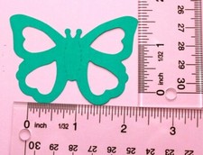   10 LOVELY BUTTERFLY cardstock paper die cut embellishments