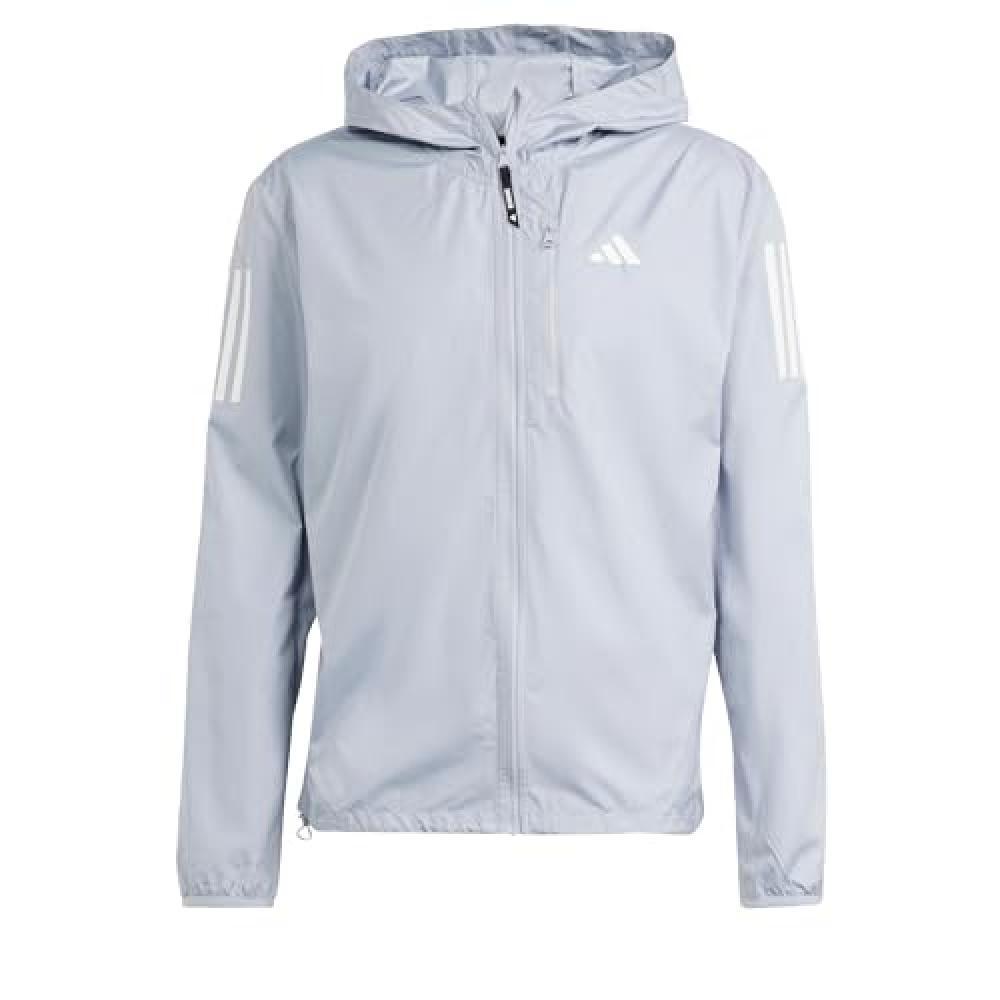 (TG. L) adidas Uomo Proprio The Run Jacket,Bianco, bianco, L - NUOVO