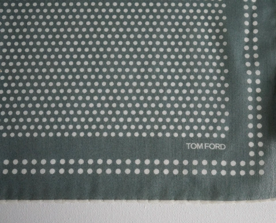 Pañuelo cuadrado de bolsillo TOM FORD auténtico nuevo con etiquetas Foto 3 de 3
