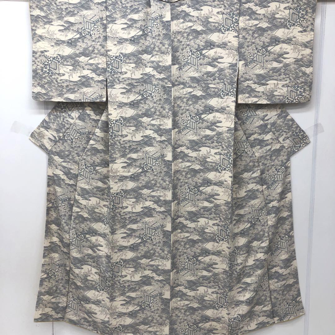 JAPANESE KIMONO FINE PATTERN PURE SILK VINTAGE ANTIQUE Z5687 | eBay