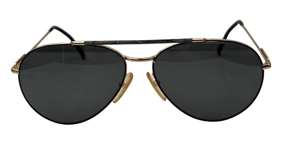 Gafas de sol piloto Carrera 5349 vintage negras doradas Austria ¡con lentes nuevas! Foto 3 de 4