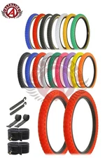 ALTALINE Performance BMX BICYCLE 20" x 2.125" DURABLE COMP III TIRES 8PC SET.