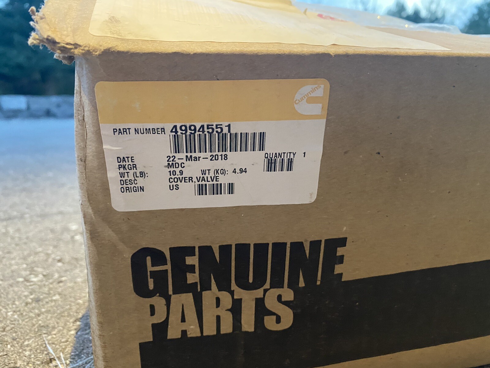 Cummins ISC 8.3 Engine Valve Cover 4937553 OEM for sale online | eBay