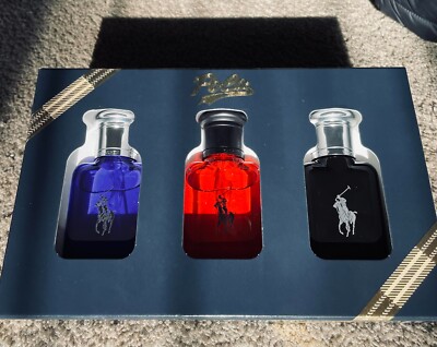 Polo Ralph Lauren Men's Cologne 3-pack, 1.36 FL. OZ. 40 ml | eBay