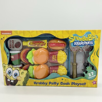 SpongeBob Squarepants Krabby Patty Cook Playset Nickelodeon Toddler Gift (21)