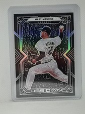 Matt Manning 2022 Chronicles Obsidian Baseball - #7 RC - Detroit Tigers