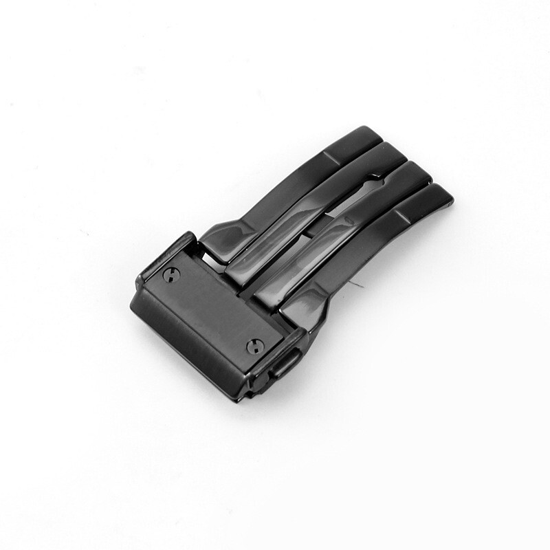 24mm Deployment Clasp Buckle For Hublot Big Bang 44mm-45mm Watches – Black PVD