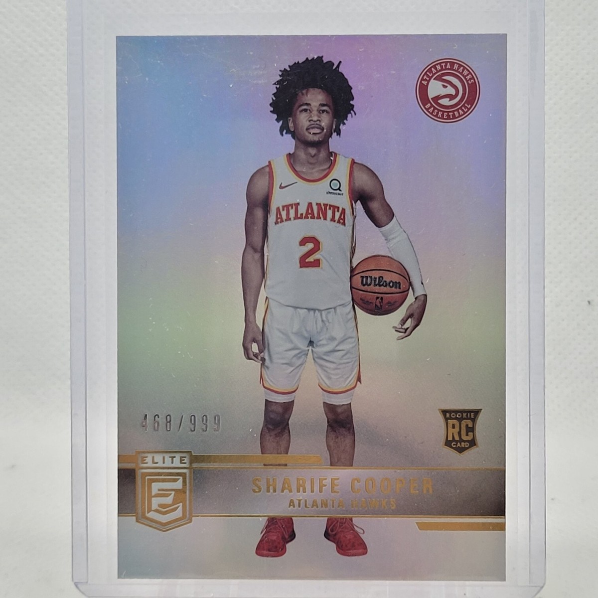 2021-22 Panini Donruss Elite Basketball Sharife Cooper Holo Silver 