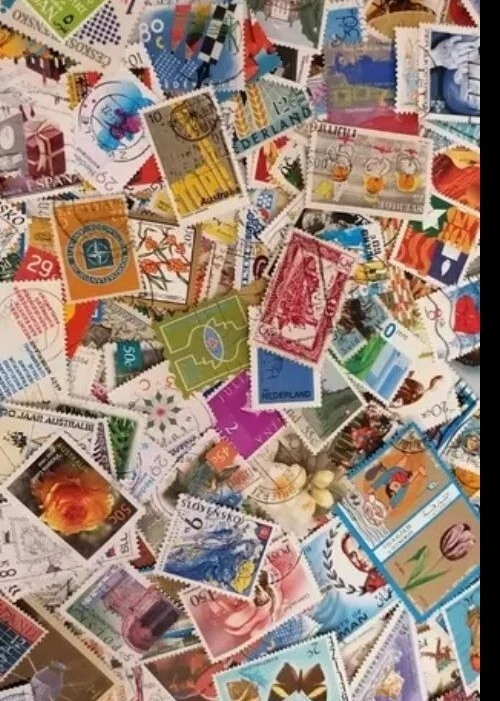 (Lot-Bulk) 1000 BRIEFMARKEN der WELT GROSS, MITTEL, KLEIN, FORMATE - Bild 3 von 4