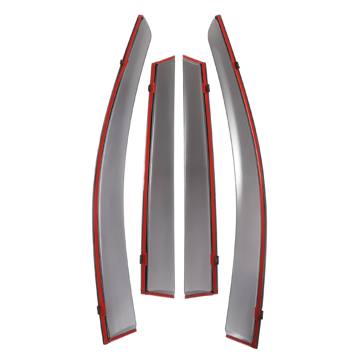 Vent Shades In-Channel Window Deflectors For 2017-2022 Honda CR-V - Dark Smoke Rain Guards, 4-Piece Set Honda CRV Window Deflectors 2017-2022 - Foto 5