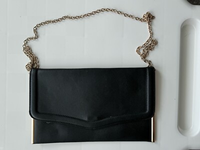 Newlook Black Clutch Bag UK