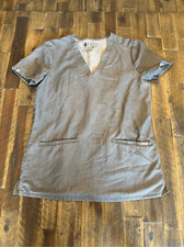 Figs technical collection nurse scrubs size xs grey vneck