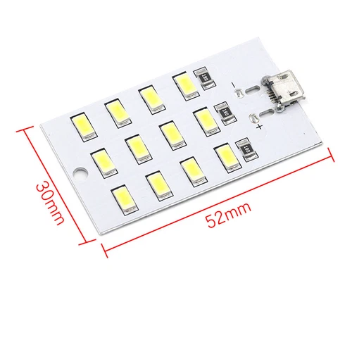 Superhelle 5V 8/12/16/20 LED Lampe Perlen Modul Panel Licht Aluminiumsubstrat - Picture 8 of 10