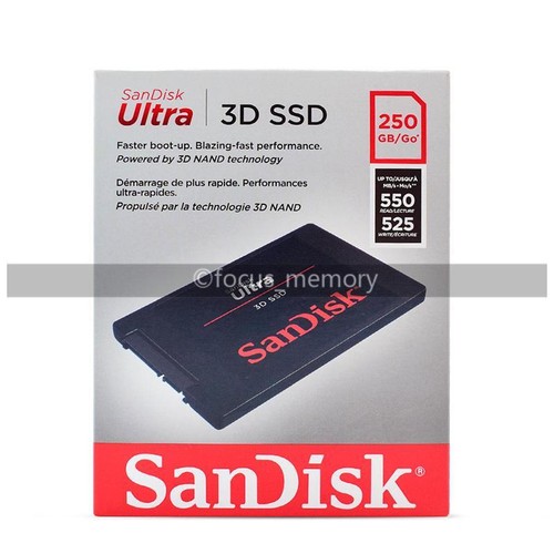 Disque dur SSD SanDisk 2,5 pouces SATA III ULTRA 3D 250 Go 500 Go 1 To 2 To pour PC - Photo 5/7