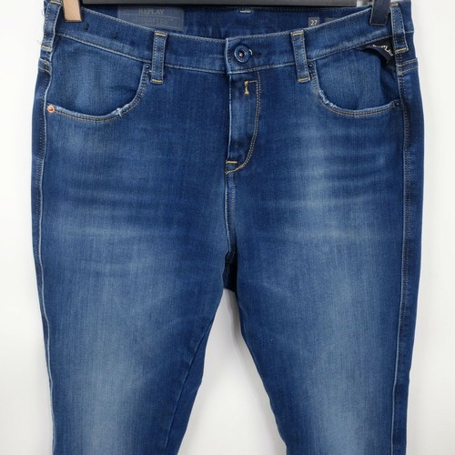 REPLAY STELLA SLIM SKINNY W27 L32 BLUE 