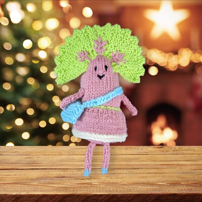 STRICKANLEITUNG - Sulky, saurer Rhabarber inspiriertes Spielzeug Kevin Karotte Puppe 21 cm