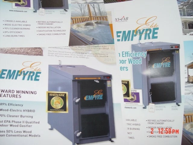 Empyre Elite 200 Wood Furnace,Never Fired;Wood Boiler | eBay