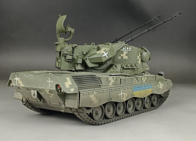 1/35 Built Modern Ukrainian German-Made Gepard Anti-Air Flakpanzer