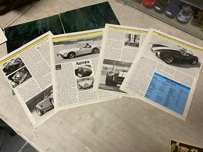 ORIGINAL MOTOR TREND ARTICLE FROM JANUARY OF 1963 SHELBY COBRA ROADSTER