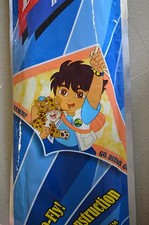 NW Go DIEGO GO Delta 52" Wide Poly Kite XKites Ages 4 Skytails 2006 Jakks