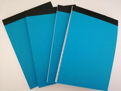 6 PADS A6 PAPEL FORRADO AMBOS LADOS PAPEL BLANCO REGLADO JOTTER BLOC DE NOTAS MEMO NOTEBOOK - Imagen 9 de 10