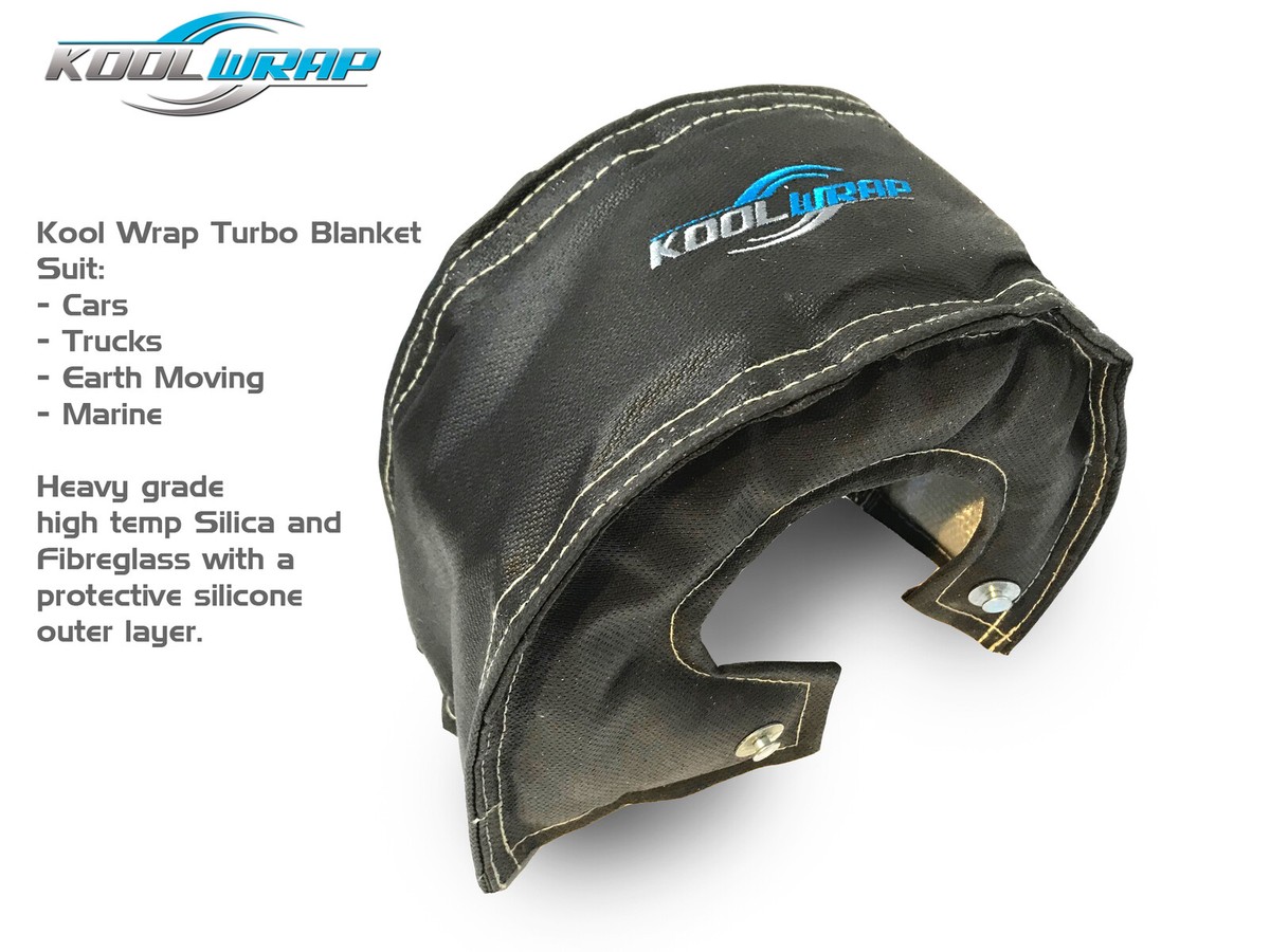 T4 Vulcan Titanium Custom Fit Turbo Charger Heat Shield Blanket Made In - Foto 12