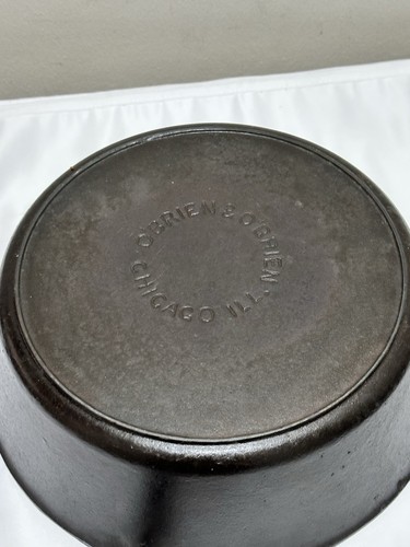 "Sartén de hierro fundido de 10"" vintage O'Brien & O'Brien, Chicago" - Imagen 2 de 5