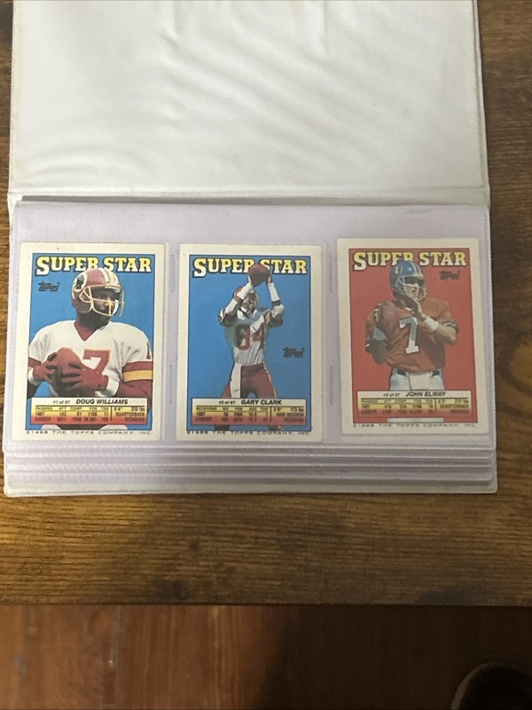 1988 Topps Super Star Sticker Back Complete Set In Case!  Mint! Rare Set!