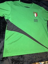 Mexico National Team 2018 FIFA World Cup Russia Green Black Soccer Jersey Shirt