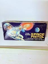Twin Barrel Space Pistol Made In Hong Kong 70s Vintage