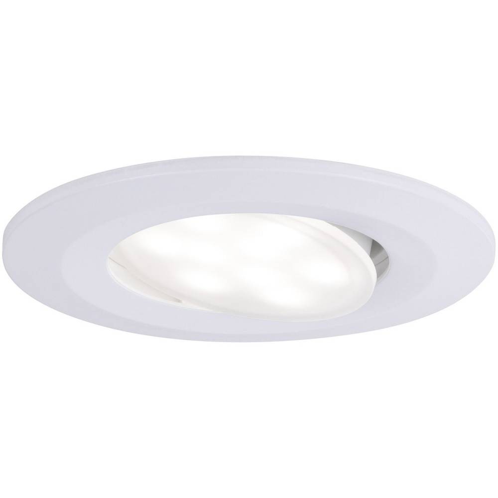 Spot LED encastrable salle de bains Paulmann lot de 10 blanc mat 65W