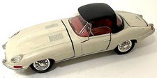 Jaguar E-Type 1/43 White Diecast Model Made in Denmark 14Y+ JAPAN