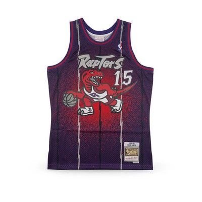 Vince Carter #15 Toronto Raptors 98 NBA Mitchell & Ness Spraypaint Gradient Swin