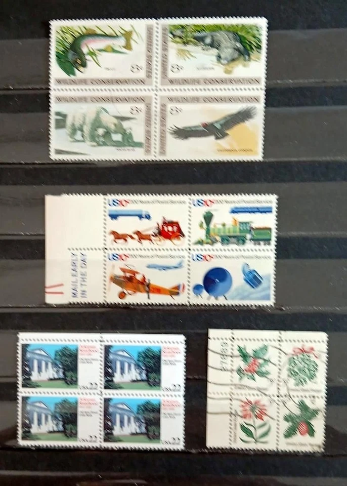 United States Stamp Collection Numbered Blocks, Blocks, Strips, Pairs, & Stamps - Image 4 of 4