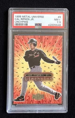 1999 Metal Universe Linchpins Cal Ripken Jr #9 PSA 7.5