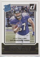 2015 Panini Donruss Rated Rookie Stat Line Season 498/569 Maxx Williams #217 z6b