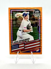 Jared Grindlinger 2026 Stars & Stripes Orange Prizm /249 #91