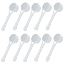 10Pack 5ml Plastic Measuring Spoons Set for Coffee Grains Spices Powders