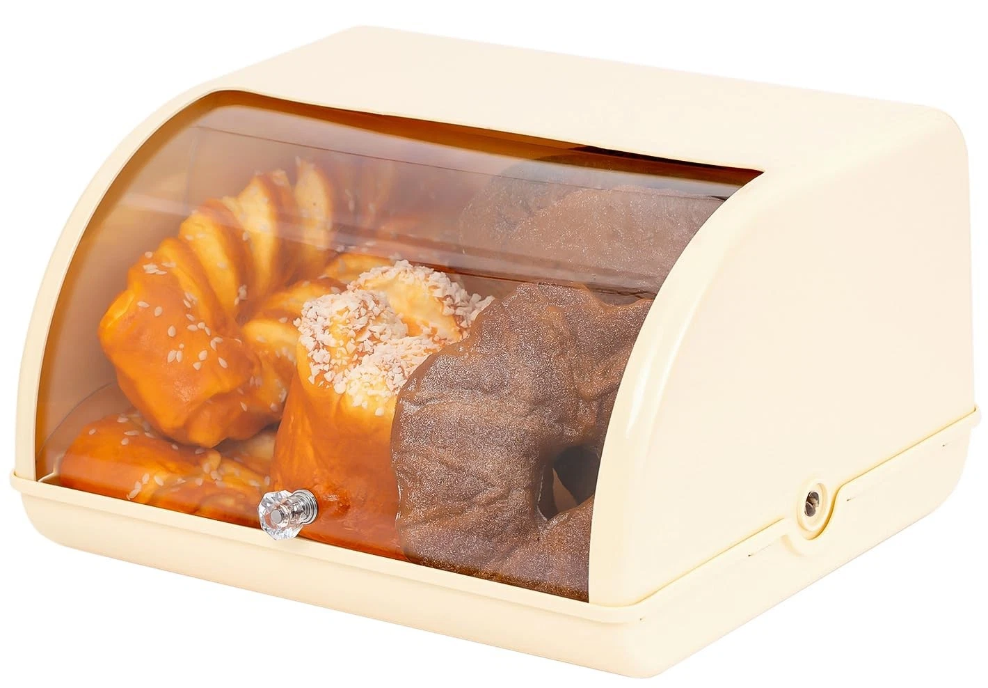 Bread for Kitchen Countertop,Acrylic Bread Storage Container for Homemade Bre...