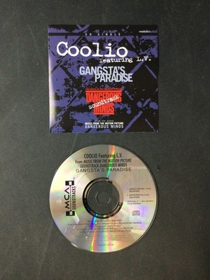 1995 Coolio ft. LV: Gangsta's Paradise Remix Single MCA Records w/Slipcover!