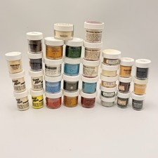 Embossing Powder Lot 32 Mixed Brands Judikins Stamp Affair Glitter Pearl Blue