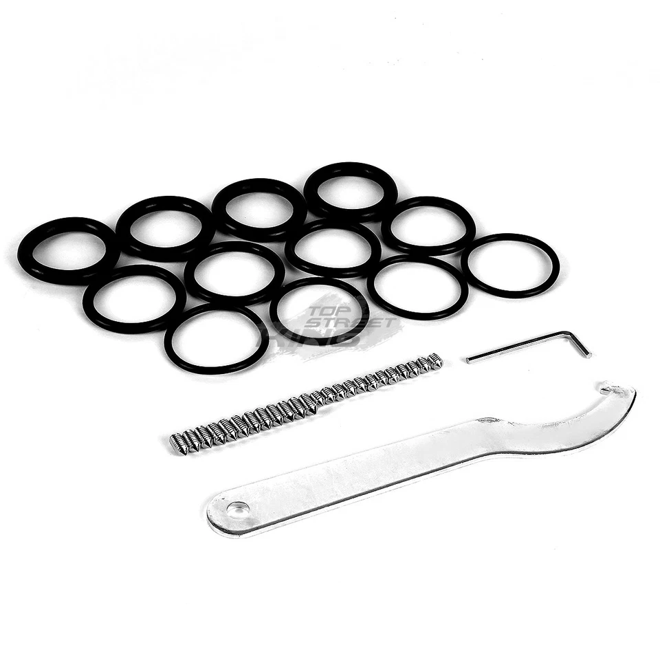 BLACK SCALED 1-4"HEIGHT ADJUSTABLE COILOVER SPRING FOR 88-00 CIVIC EG/EK SILVER - Image 3 of 4