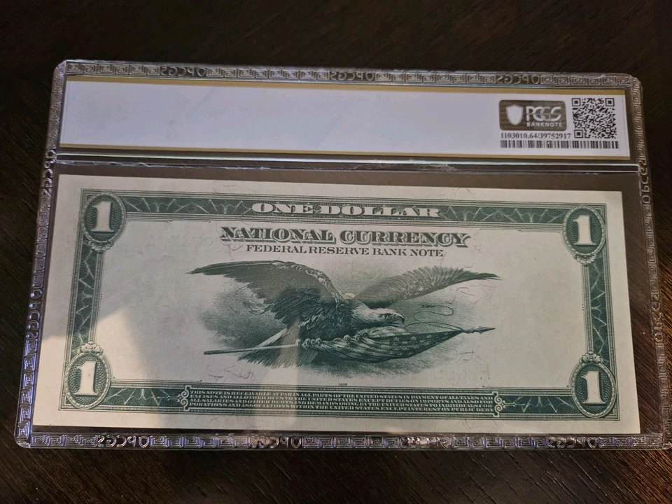 1918 $1 Dollar Federal Reserve Note St. Louis - Image 2 of 2