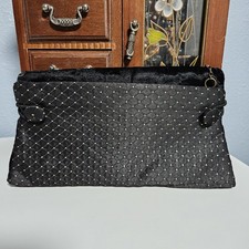 Vintage Reversible Black Clutch Purse