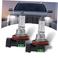 Car H11 Halogen Bulbs, 12V 55W Fog Light Bulbs, High 2 PCS White H11
