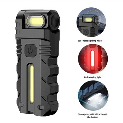 Portable Flashlights with Pen Clip Small Torch Work Lamp for Camping Fishing