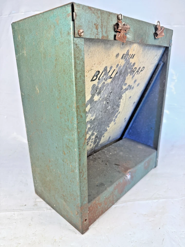 VINTAGE KODIAK Portable BULLET TRAP .22 Caliber Heavy Steel w/ Carry Handle - Image 4 of 4