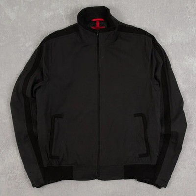 Vintage Y2K Full Zip Bomberjacke S Herren anthrazit grau Gorpcore